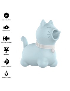 INTENSE ESTIMULADOR PUPPY LENGUA ROTADORA 360Aº PARA CLATORIS AZUL